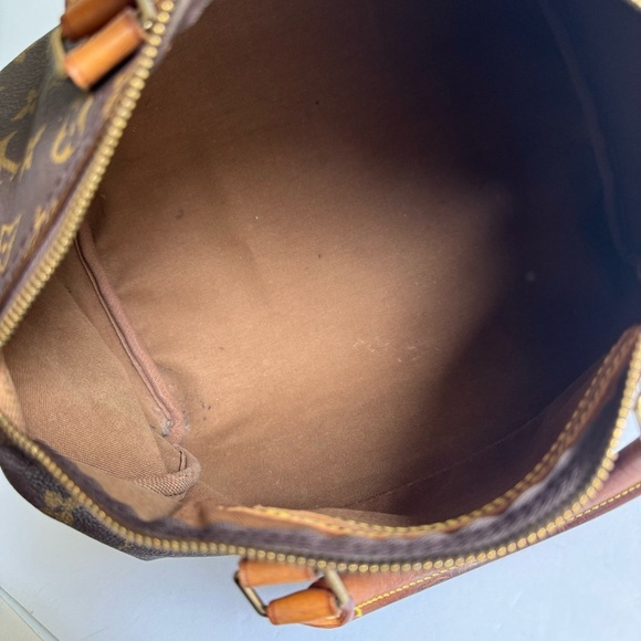 Louis Vuitton Speedy 30 Bag Vintage LV Monogram Canvas Top Handle Soft Purse - Picture 15 of 17